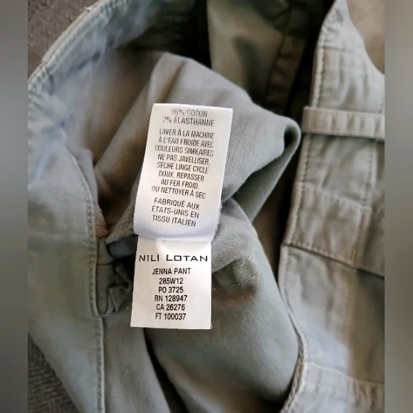 Nili Lotan Jenna Pants Women's Size 2